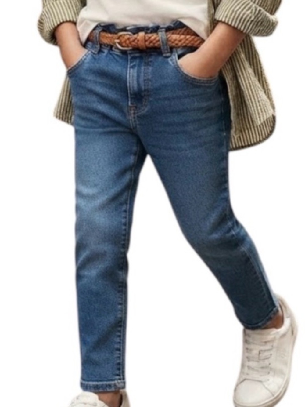 ZARA BOYS Blue Stretch Skinny Jeans Skate Streetwear 12